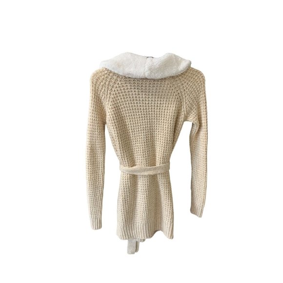 New Gilligan and Omalley womens Size Small Oatmeal Sweater Open Front Cardigan F - Picture 4 of 4